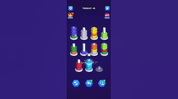 Nut Sort Level #42 #nutsort #gameplay #gameplaynutsort