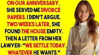 видео: На нашу годовщину она вручила мне документы о разводе. Через две недели она об этом пожалела. картинка: На нашу годовщину она вручила мне документы о разводе. Через две недели она об этом пожалела.