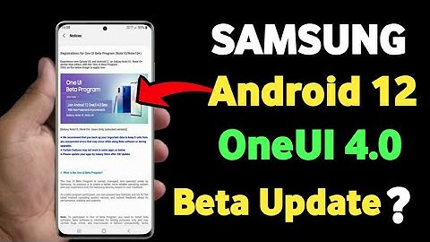 Samsung Android 12 OneUI 4.0 Beta Update Is Here🔥 |A51 A52 A71 M21 M31 M31S M51 A21S A31 A32 M42 F62
