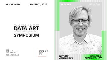 Dietmar Offenhuber — The Aesthetics of Data Infrastructures | Data|Art 2025