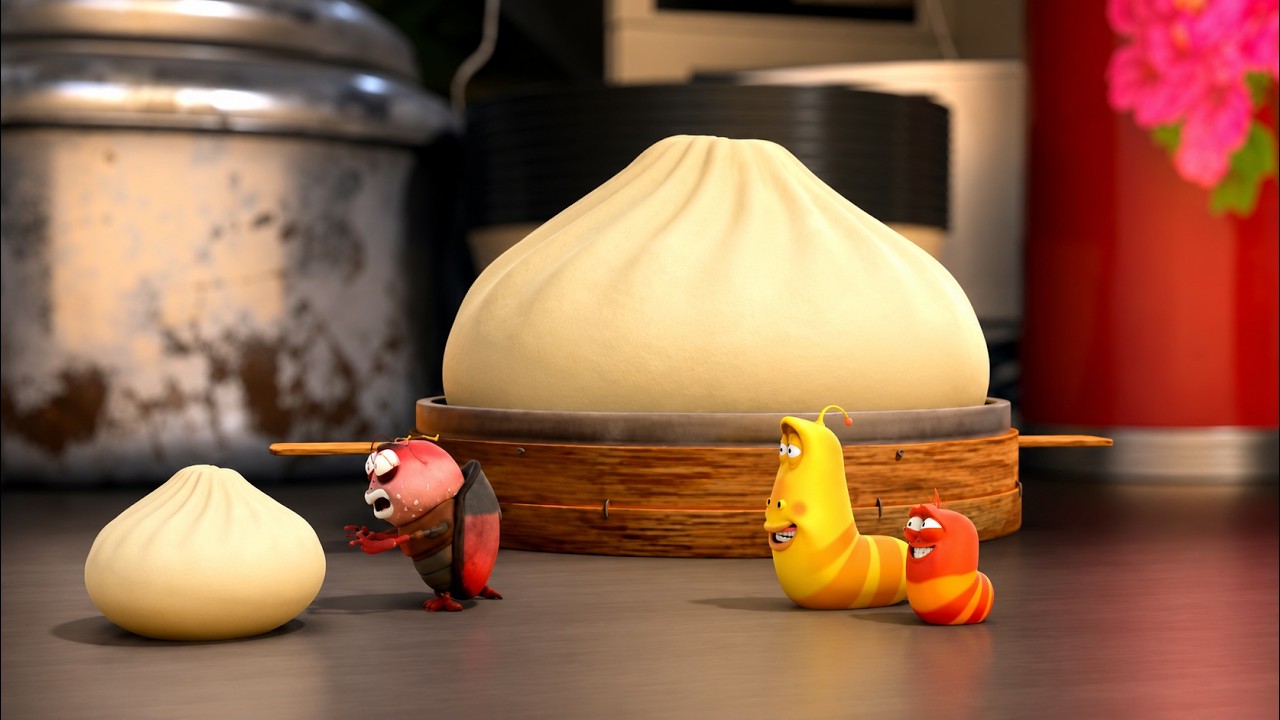 LARVA - Large steamed buns | Cartoon Movie | Cartoons | Comics | Larva Cartoon | LARVA Official