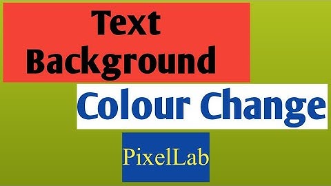 How to Change Text Background Colour In pixelLab No 1 Toturial Technical Ali