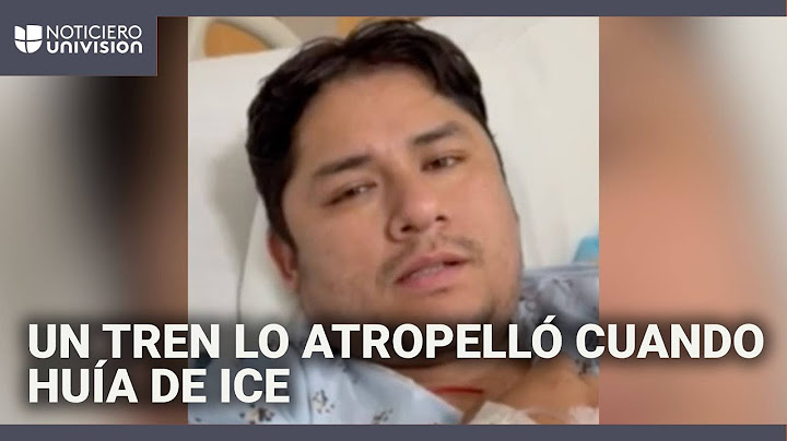 Hombre pierde un brazo al intentar escapar de ICE: un tren lo atropelló cuando huía