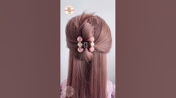 Cách kẹp tóc nửa đầu chuẩn đẹp với kẹp càng cua #dunggicodo #tipshair #lamtocdep #keptoxinh #viral