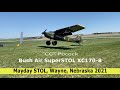 Bush Air C170B super short landing at Mayday STOL