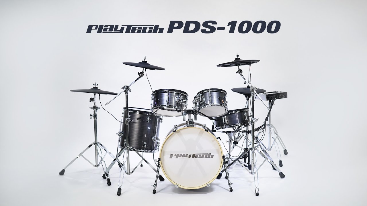 PLAYTECH / 電子ドラム PDS-750 - YouTube