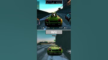 Need for Speed Undercover [ Ps2 vs Wii ] Graphics Comparison #shorts