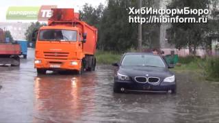 В пятницу на Апатиты обрушилась непогода!