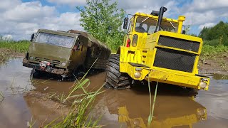 Off-road breaks KAMAZ, but KIROVETS is not! ... 4x4 comparative test