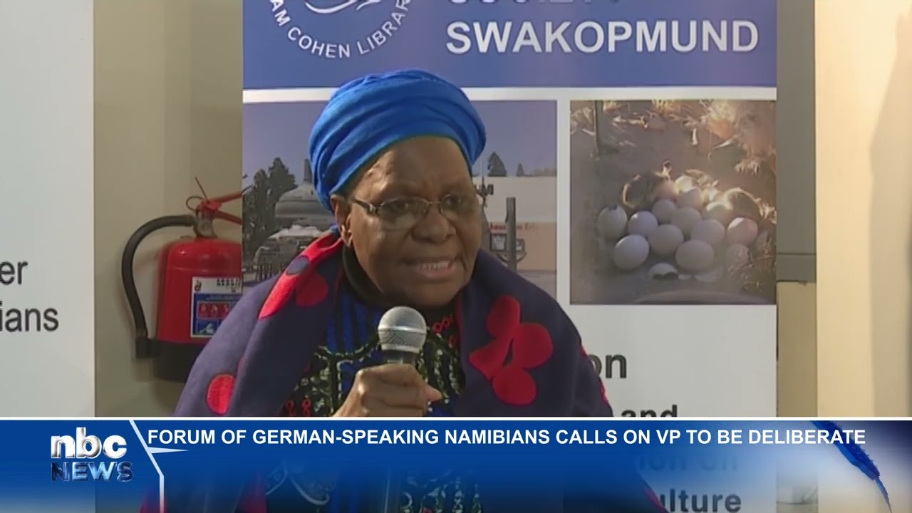 Forum of German-speaking Namibians calls on VP to pick the right team - nbc