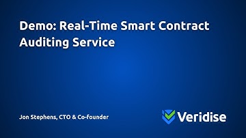 Demo: Real-Time Smart Contract Auditing Service