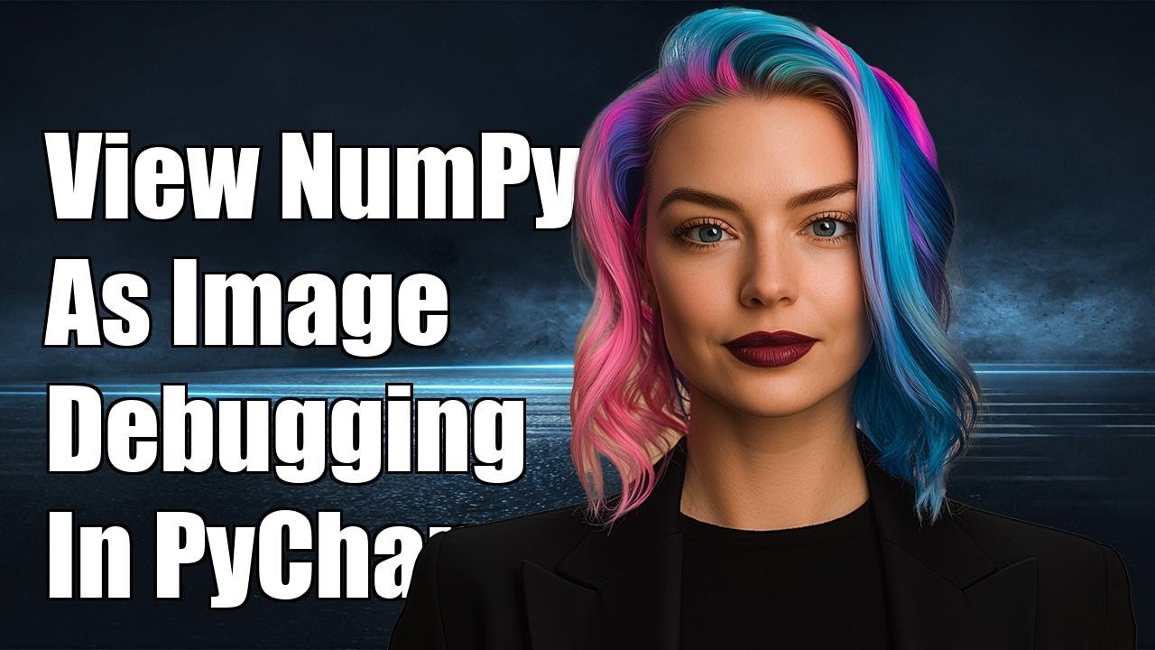 View numpy array as image while debugging in PyCharm? - YouTube