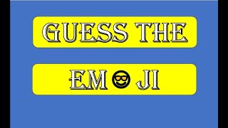 Guess The Word By Emoji #emojichallenge #emojigame #emojiquiz