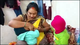 रयश क दखकर रय भ रन लग Twins Baby Breastfeeding Vlog 2026 Cute Family Morning Vlog