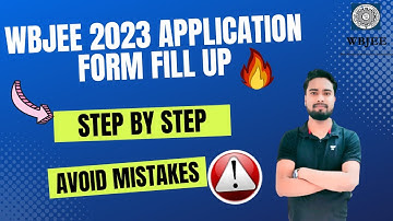 WBJEE 2023 APPLICATION FORM FILL UP STEP BY STEP🔥|Wbjee 2023 online registration|wbjee form fill up