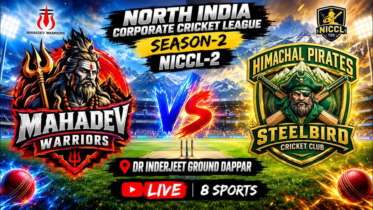 Mahadev Warriors vs Himachal Pirates||NICCL-2 ||NORTH INDIA CORPORATE CRICKET LEAGUE