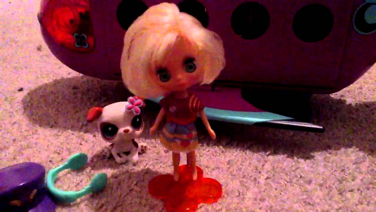 Figurine Littlest Pet Shop Hasbro - Chien Blythe B22 (occasion)