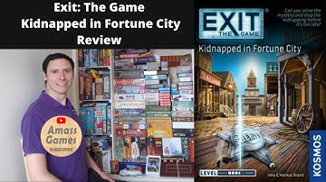 Fortune City Exit: the Game. How to set up play and review by * AmassGames * escape room box undo 4K