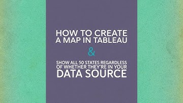 How to account for missing states in a Tableau map