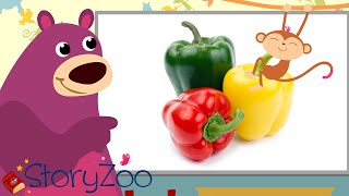 StoryZoo | StoryZoo in The Zoo | Learn About Vegetables! | Educational Videos for Children