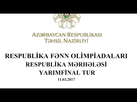 RFO BİOLOGİYA 2017 Yarımfinal sualları izahı ilə