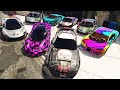 GTA 5 ✪ Stealing Luxury Expensive Modified Cars with Franklin ✪ (Real Life Cars #26)