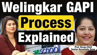 Welingkar GAPI Process | 3 Selection Steps for Weschool ft.Prof. Deepa Dixit Senior Associate Dean