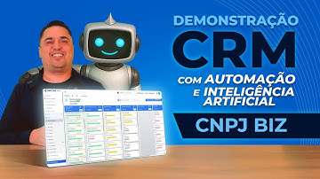Demonstração do CRM com Automação e IA CNPJ BIZ
