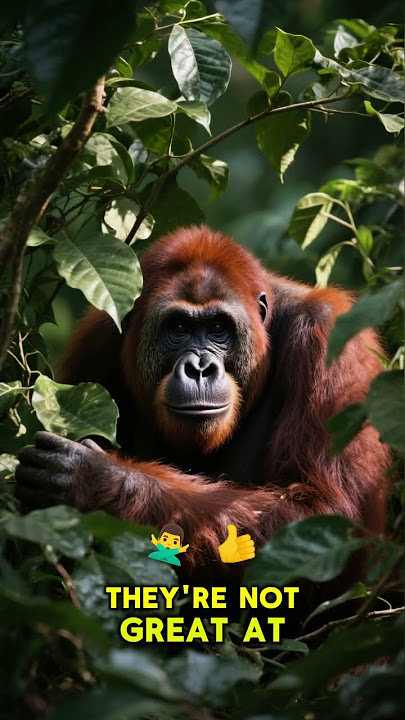 Monkey - 'Bornean Orangutan The Last Jungle King' #shorts