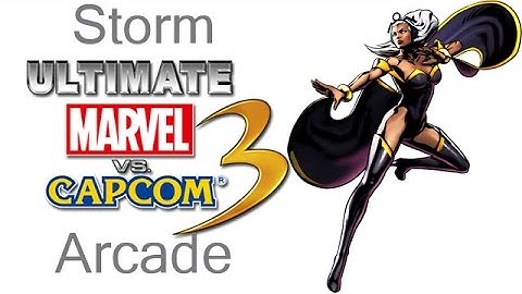 Ultimate Marvel VS Capcom 3 Arcade - Storm {& The Femme Fatale X-Men Team}