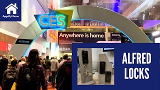 CES 2020 Alfred Smart Door Lock -Touchscreen and Key Available - Smart Home Tech Product