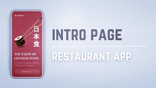 🍣📱 Sushi Restaurant App / INTRO PAGE • Flutter Tutorial screenshot 5