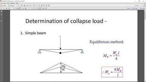 Plastic Analysis , Collapse load determination | Part 2 [Equilibrium & Virtual Work Method]