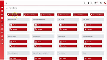 Lead Field Settings - EezyyCRM