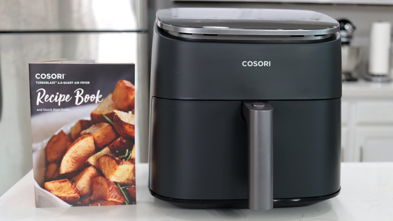 COSORI Air Fryer TurboBlaze 6.0-Quart Compact Airfryer that Roast, Bake,  Proof