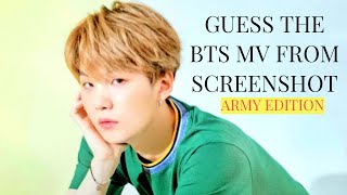 CAN YOU GUESS THE BTS MUSIC VIDEO FROM ONE SCREENSHOT? (ARMY EDITION)