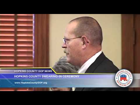 01/01/11 Part 2/3 Hopkins County Swearing-In Ceremony