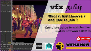 What is matchmove ?? Tamil vfx tutorial | matchmove in tamil #CGKalvi
