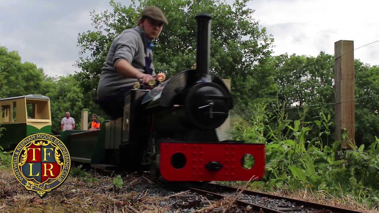 A Journey along the line with Club loco 0-4-0 Stafford at Top Field Light Railway,