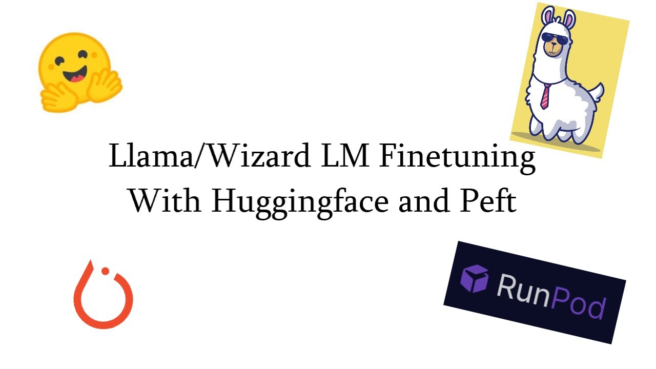 Llama/Wizard LM Finetuning with Huggingface on RunPod