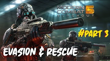 MODERN COMBAT 5: BLACKOUT || PART 3 GAMEPLAY || CHAPTER 2 RINNOJI TEMPLE: EVASION AND RESCUE