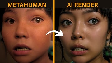 Can AI Make UE 5.6 Cinematics Look Real? (Metahumans + SDXL + WanFun)