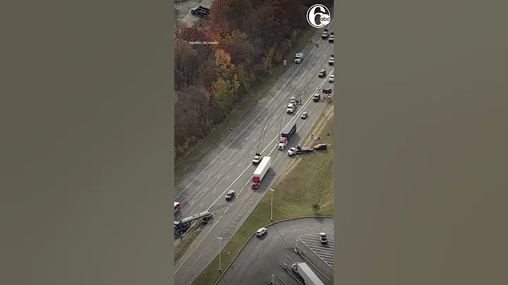 Serious crash closes I-95 NB in Newark, Delaware