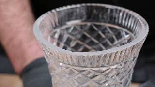 DIY Crystal Vase Repair: Fixing Chipped Crystal Vase with Diamond Pads and Sanding Discs by GlassPolishShop 7,566 views 1 year ago 5 minutes, 59 seconds