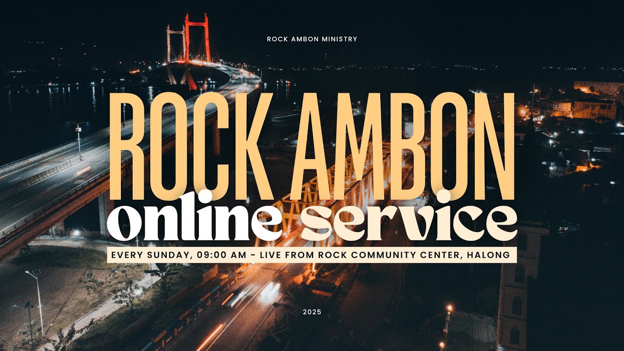 Ibadah Ucapan Syukur HUT GBI ROCK Ambon ke 33 - Pdt. Chris Manusama - Minggu, 16 November 2025.