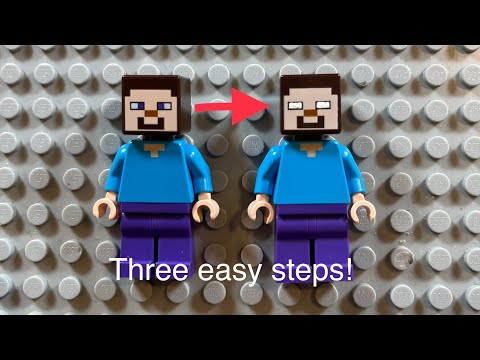 How to make a LEGO Herobrine in three easy steps