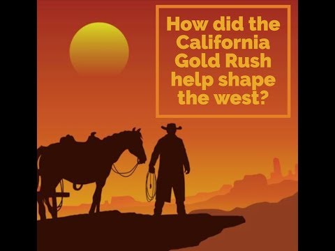 Kā zelta drudzis mainīja sabiedrību Kalifornijā?