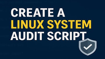 Create a Linux System Audit Script 🛡️ | Bash Script for Security & Performance Checks