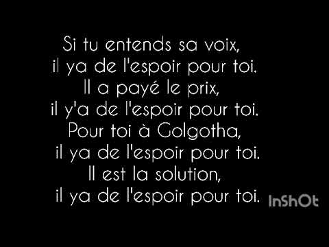 Il ya de l'espoir pour toi, Emmanuel BOUAFFO Paroles Lyrics
