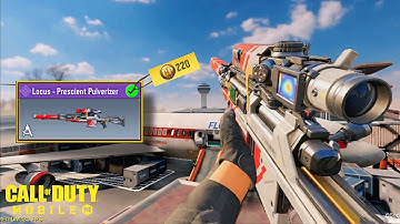 New BP Locus Sniper Skin is on Fire 🔥 In COD Mobile!